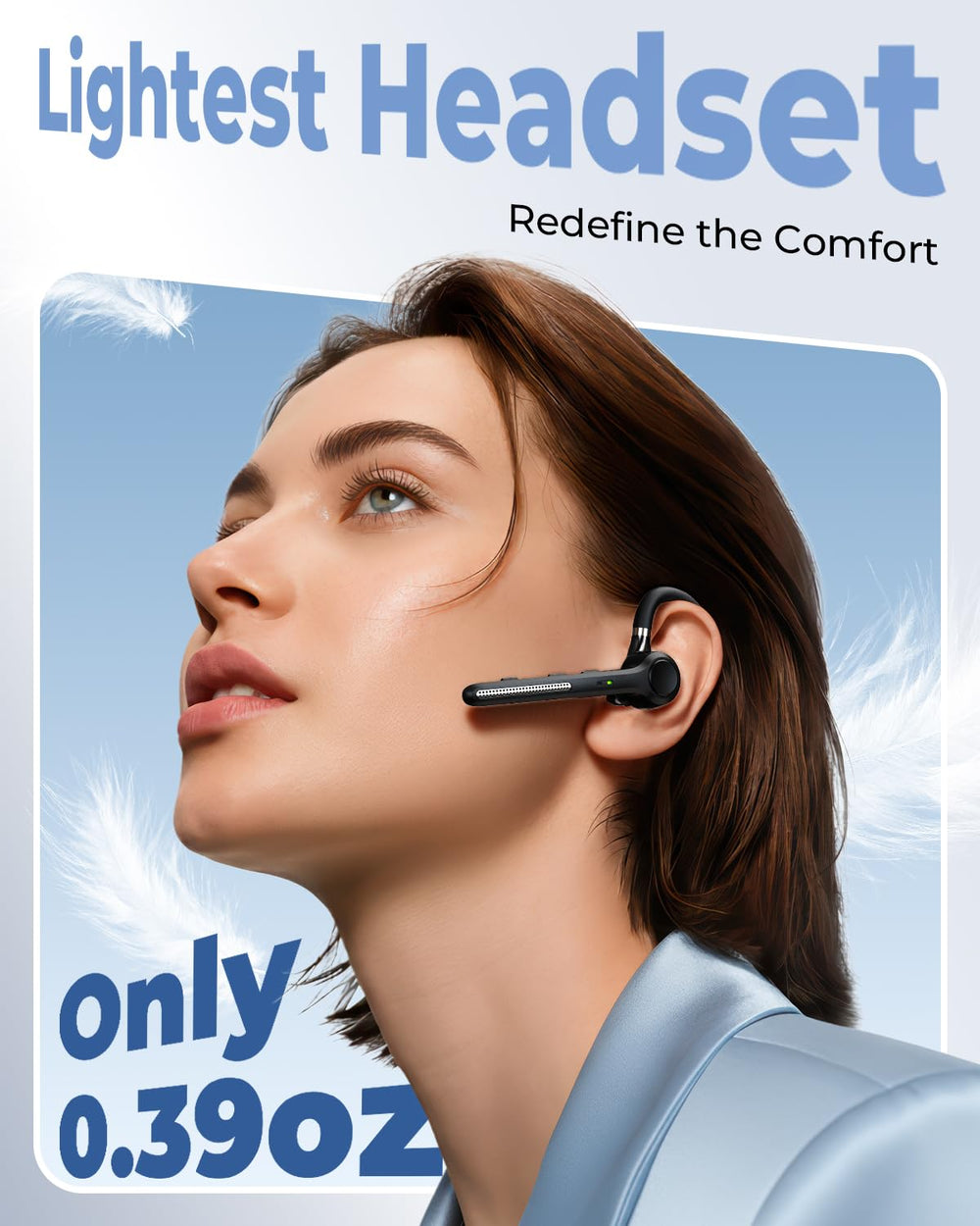 Ngsod ergonomic in-ear design delivering all-day comfort during long work sessions.
