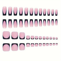 NHIXK jelly glue stickers—48pcs—reusable option for temporary wear.