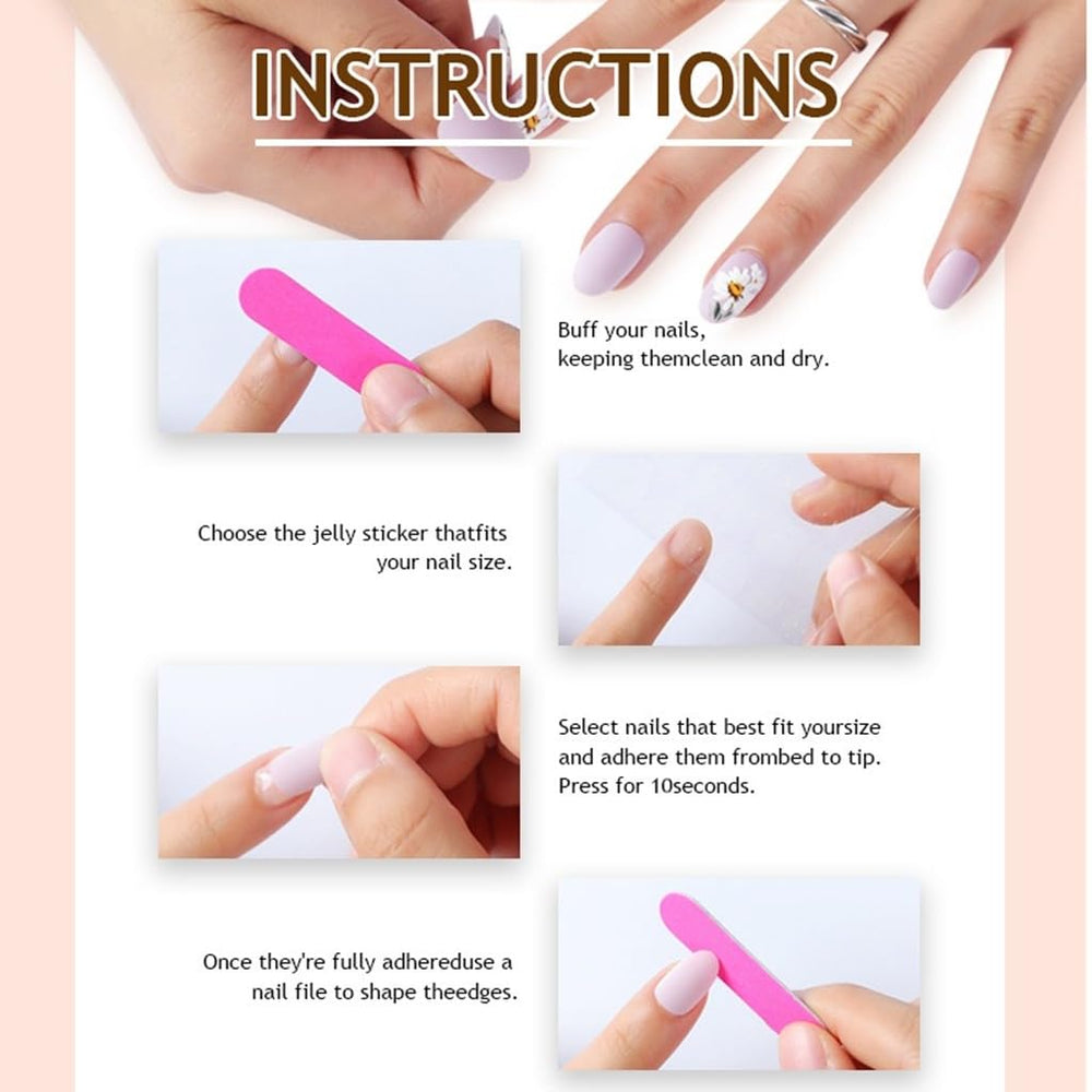 NHIXK reusable press-on nails offer fast style updates.