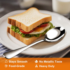 Nice Kitchen teaspoons in dishwasher-safe design for easy daily maintenance