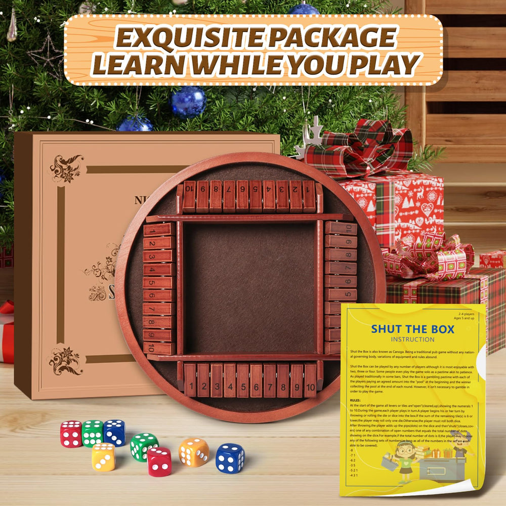 Nicecho Shut The Box portable travel case enables easy play on the go