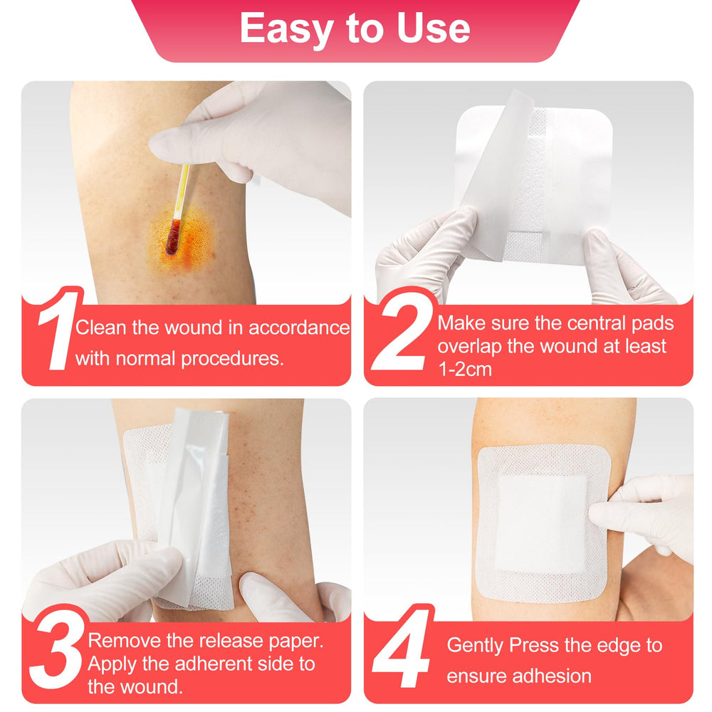 Niceful highly absorbent gauze pad locks in exudate for effective wound care.