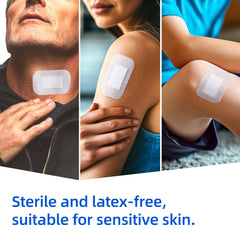 Niceful Island Dressing water-resistant material keeps moisture balanced around the wound.