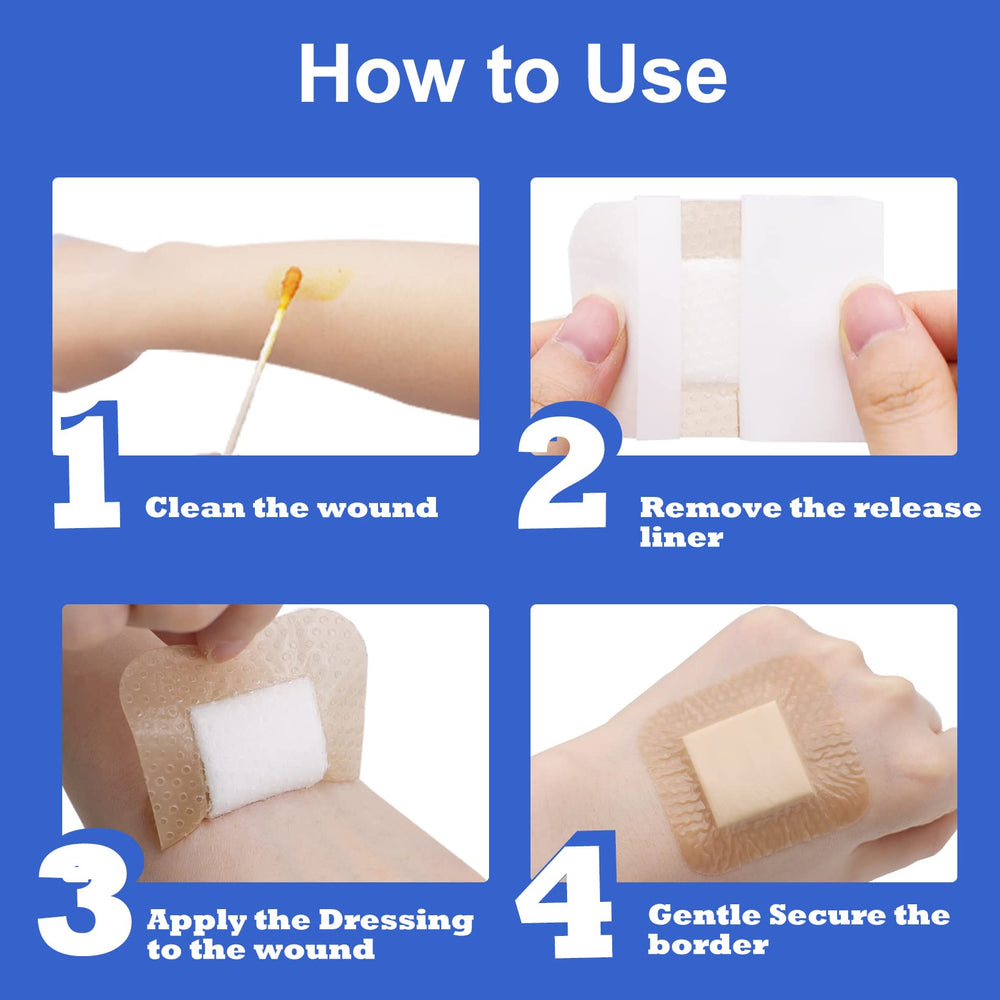 Niceful sterile packaging contains twenty dressings for convenient use