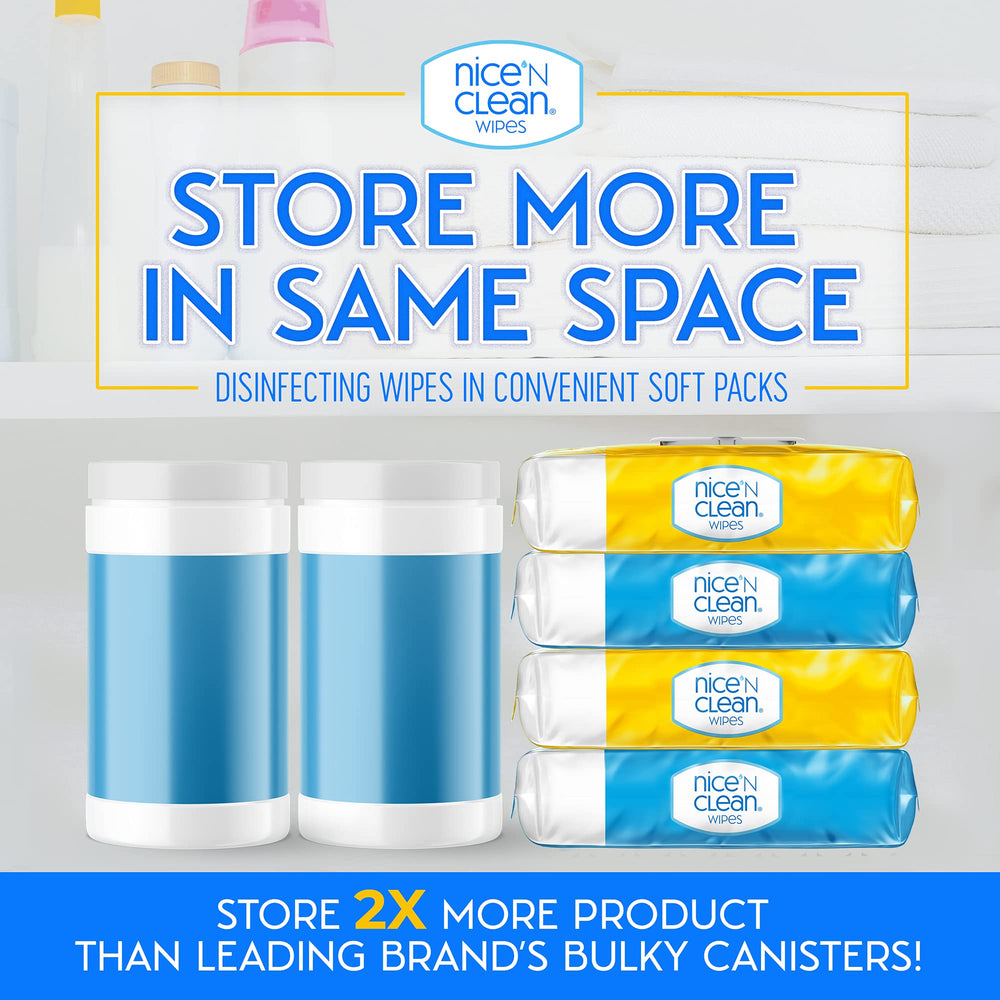 Nice 'N Clean wipes made in the USA with sustainable materials