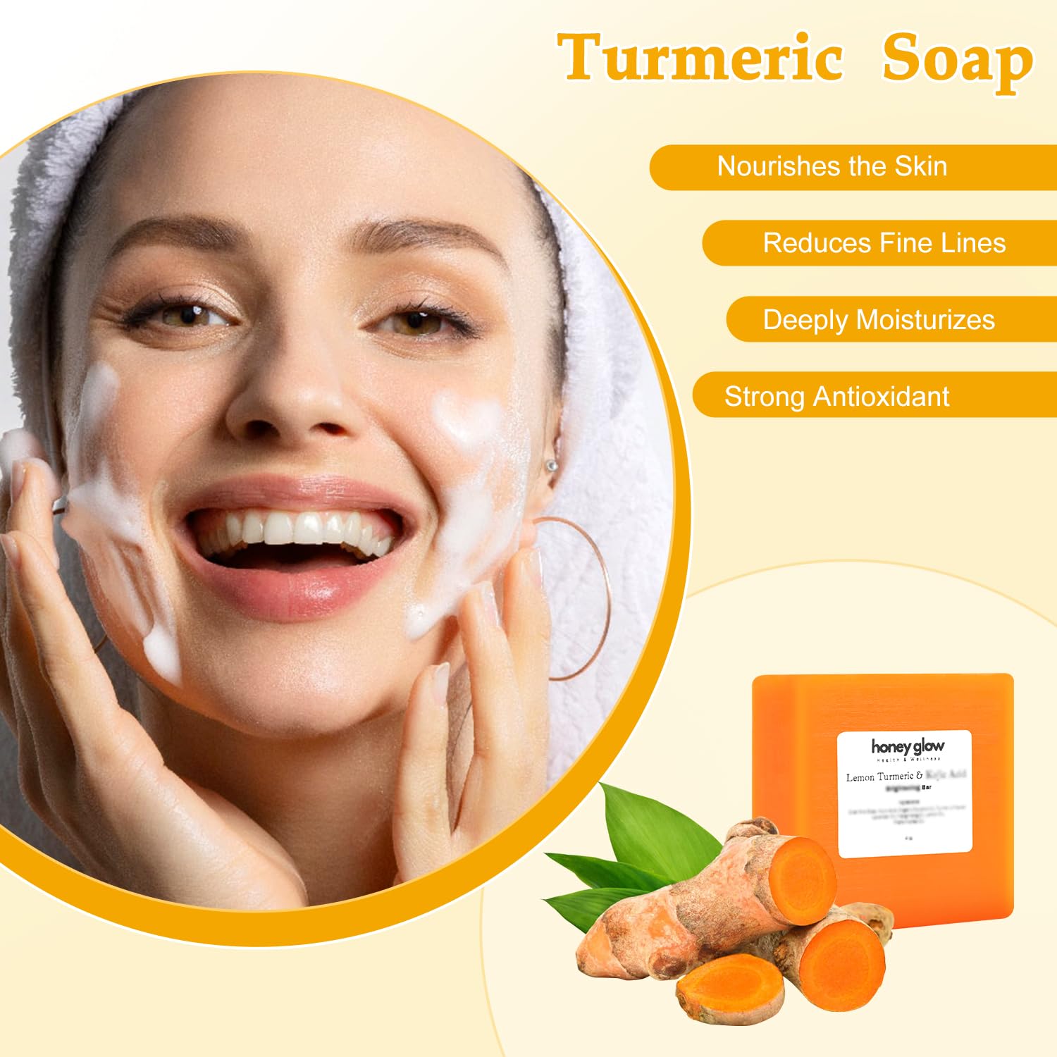 Nicgou soap bar foaming action enhances cleansing and gentle exfoliation.
