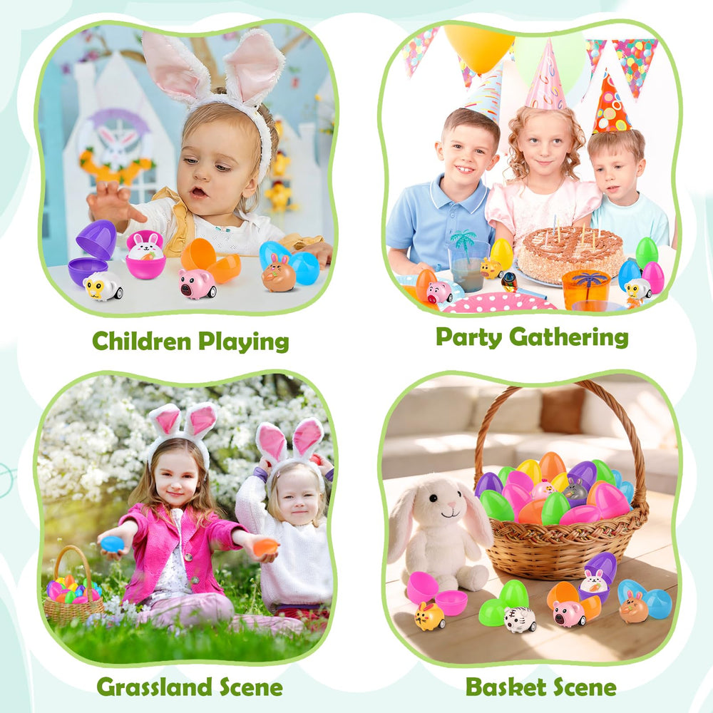 Nicknack Easter eggs used as table decorations for festive events
