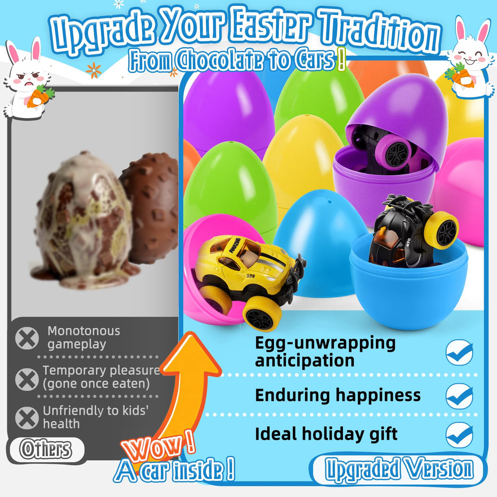 Nicknack Easter eggs add festive party decor for celebrations.