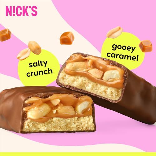 Nicks bar chocolate coating reflecting light, appealing snack aesthetic