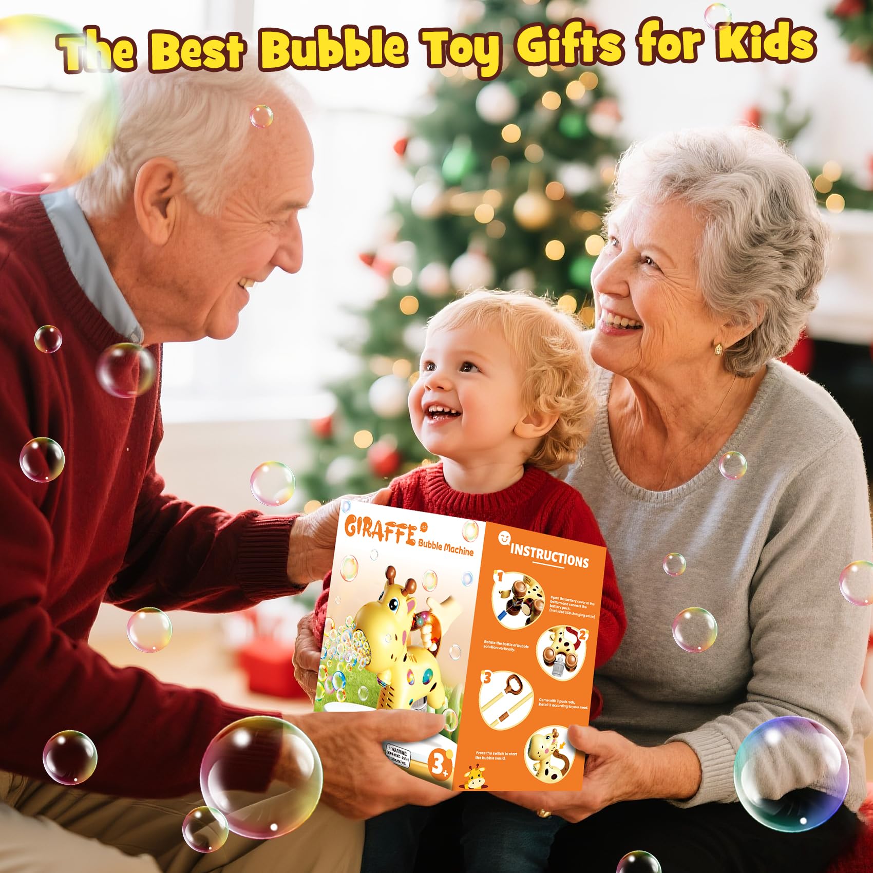 Nicmore outdoor bubble toy perfect for parks and beaches during family outings.