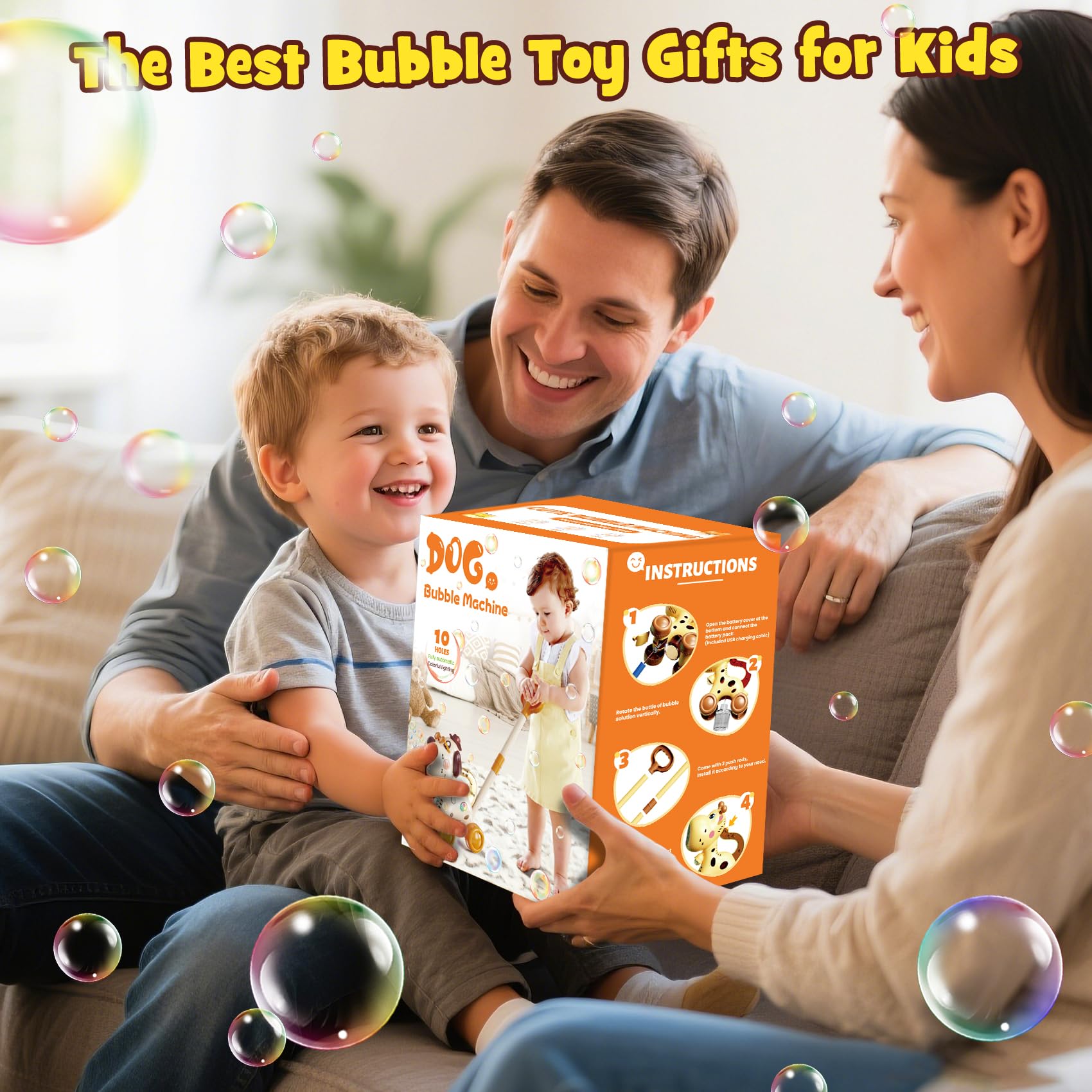 Nicmore outdoor-friendly bubble toy suitable for parties and gatherings.