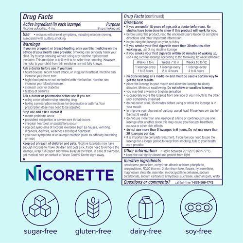 Nicorette Brand Quit-smoking aid supporting a 12-week program