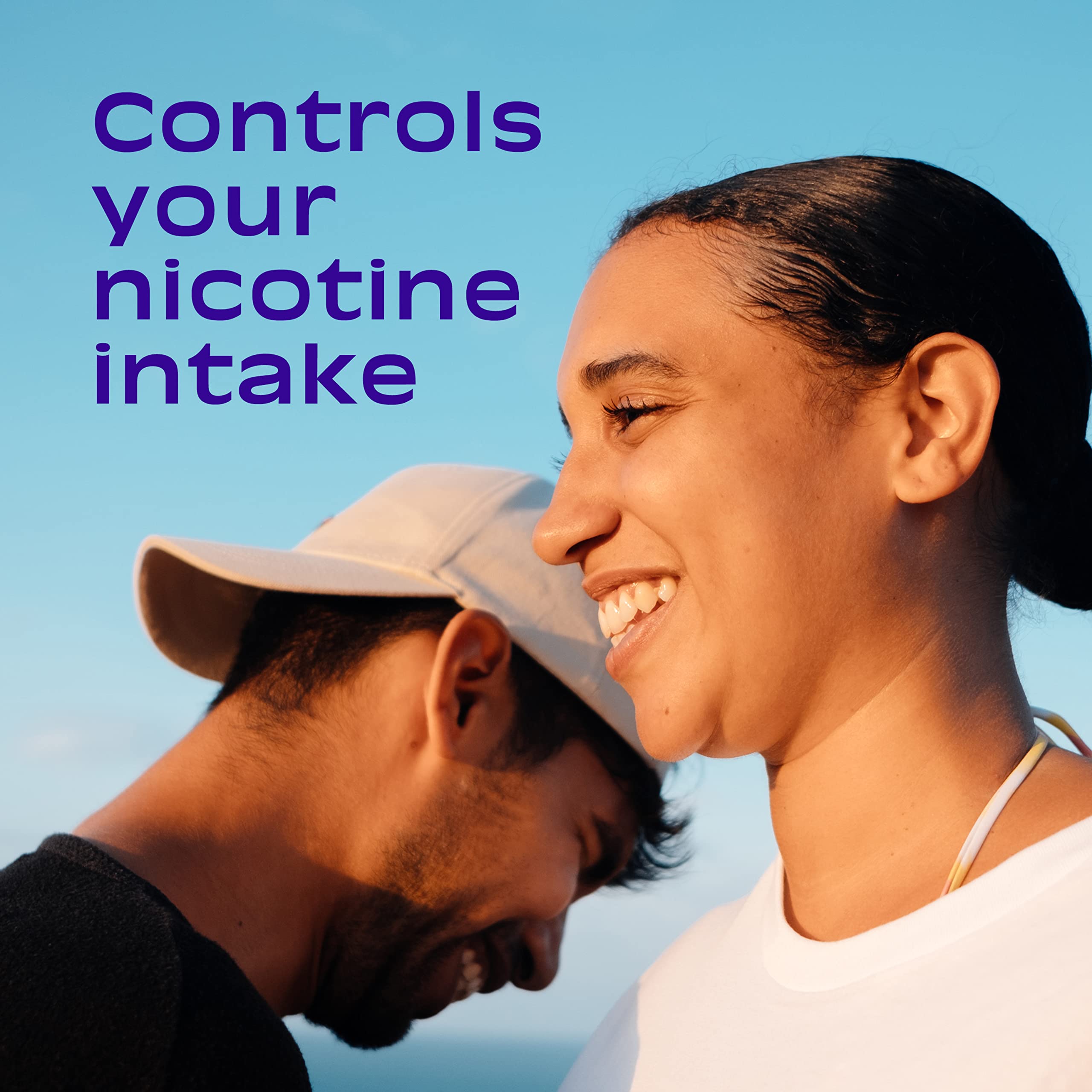 Nicorette 12-week quit plan guide printed on the packaging.