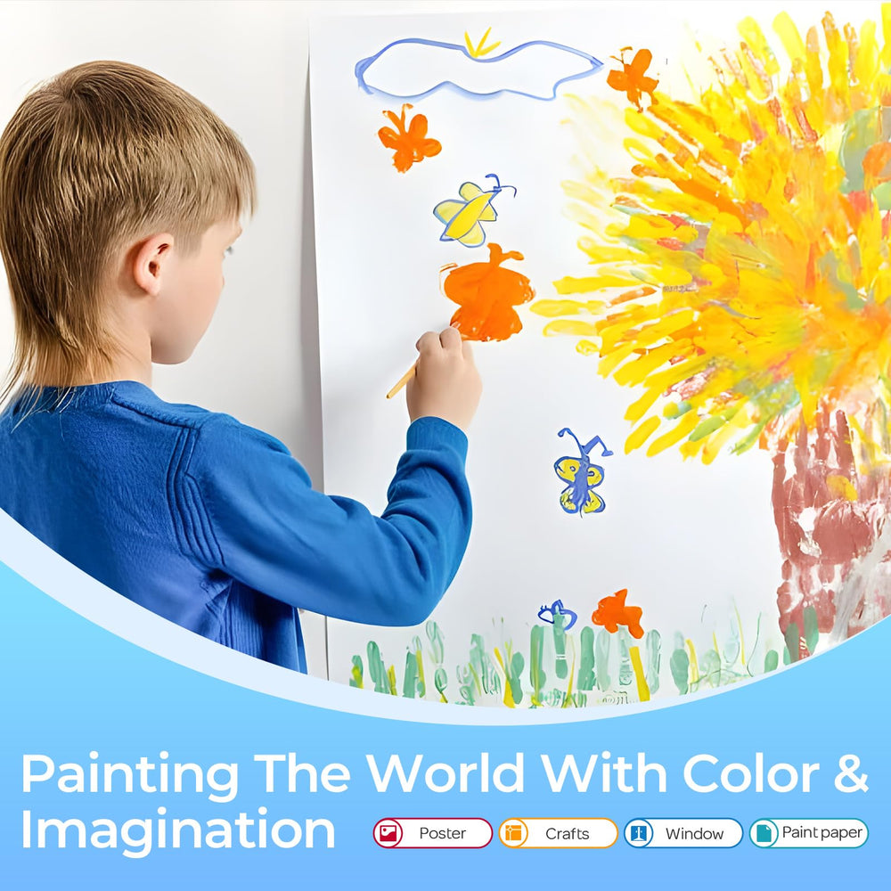 Nicpro hand and feet painting supplies for safe toddler creativity.