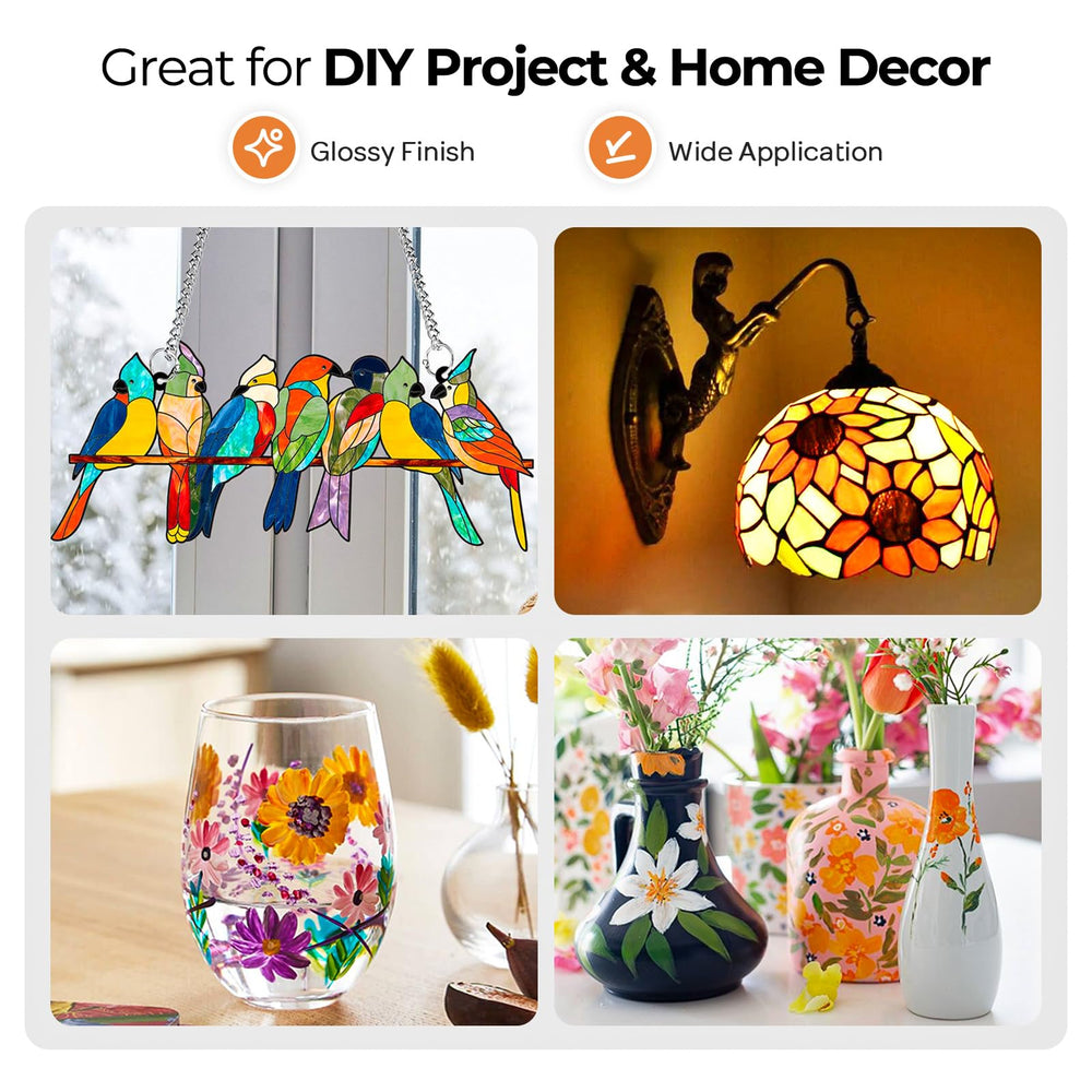 Nicpro paints suit glass, porcelain, ceramics, mugs, and windows