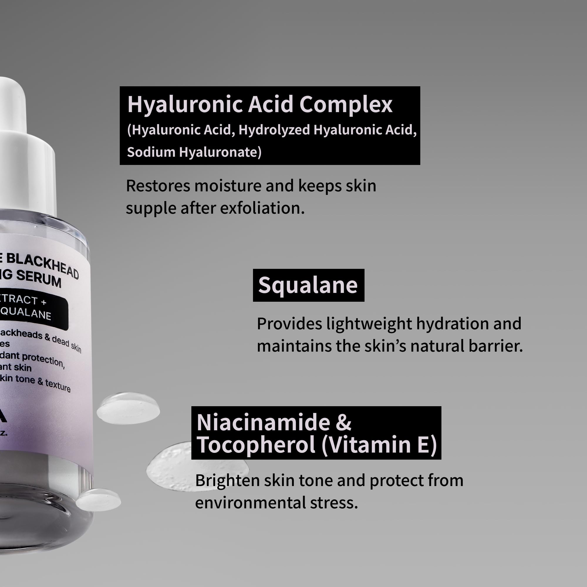 NIDA serum on skin shows radiant, smooth texture after use.