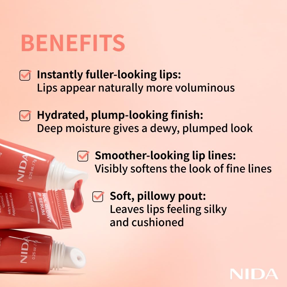 NIDA Rosy Fig tint delivers sheer color with glassy shine