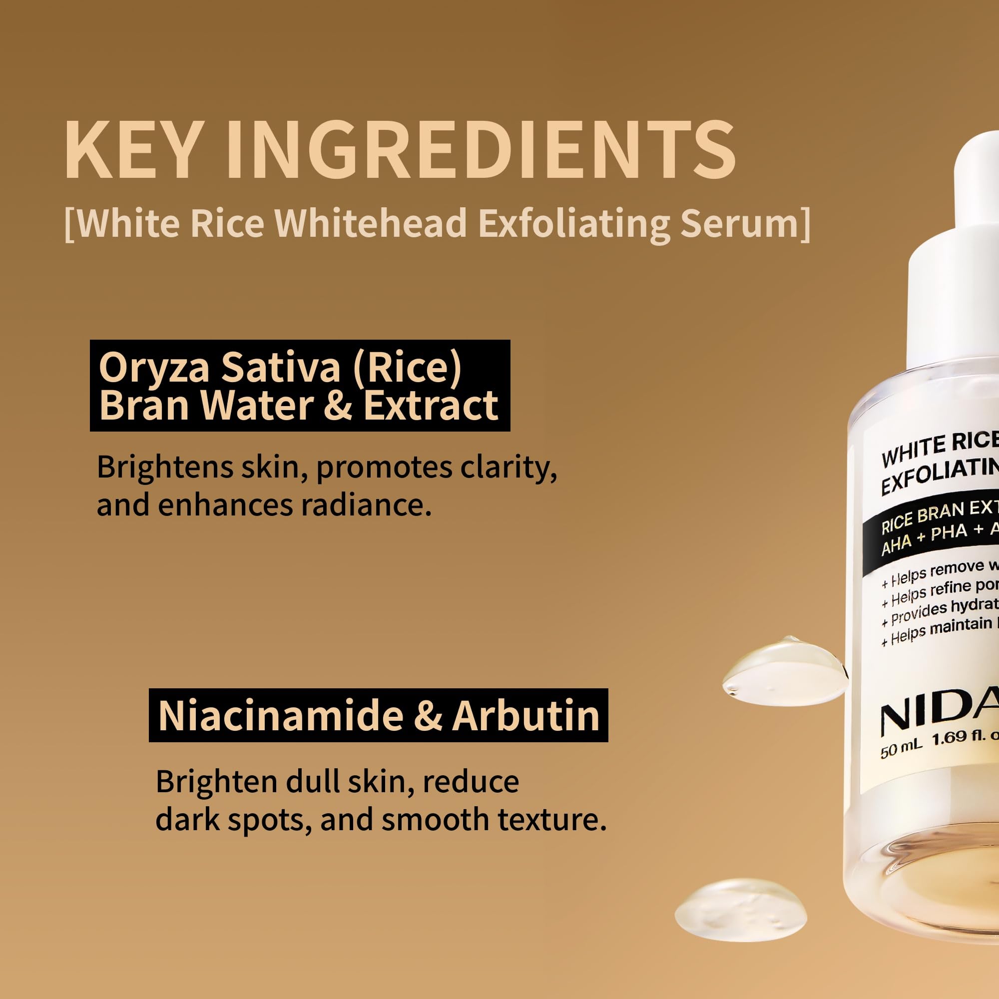 Serum applied to the hand showing quick absorption and hydration.