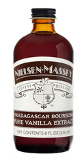 Nielsen-Massey Madagascar Bourbon Vanilla Extract bottle enhances baking with creamy, layered vanilla for cooking