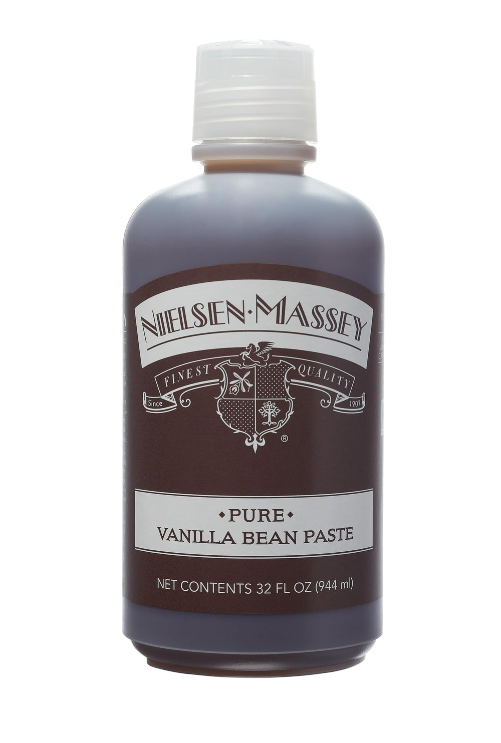 Nielsen-Massey Pure Vanilla Bean Paste jar with visible flecks for richer flavor