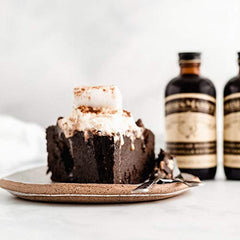 Nielsen-Massey vanilla extract label highlighting kosher and gluten-free verification