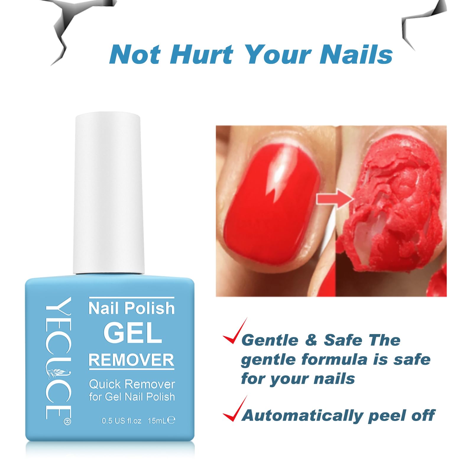 3-5 minute peel feature shown to speed up removal process