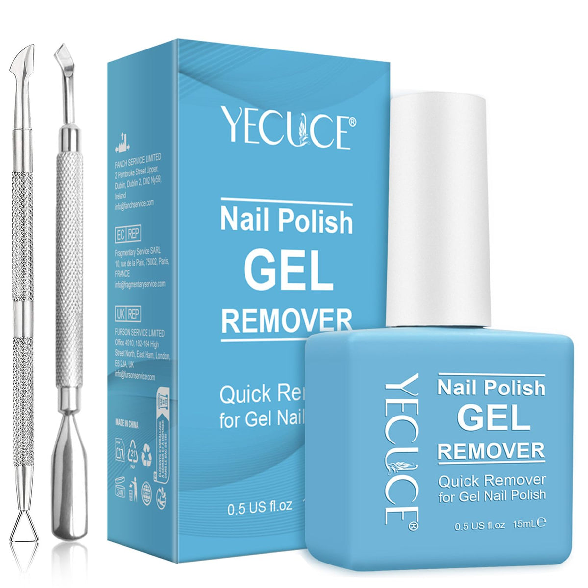 NIFEISHI gel nail polish remover bottle for quick removal.