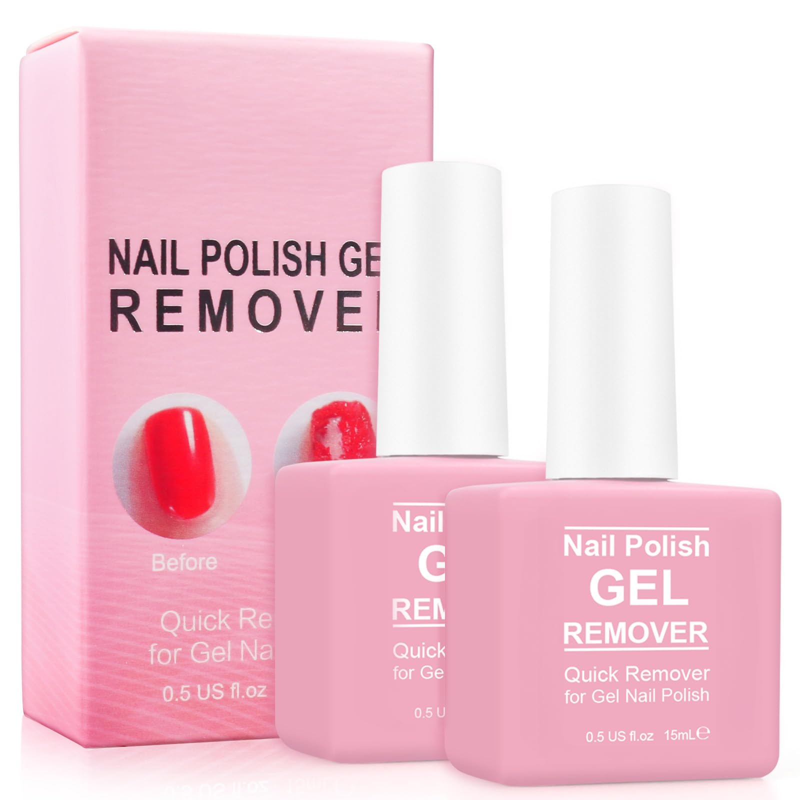 NIFEISHI gel nail polish remover in a compact bottle for quick at-home use.