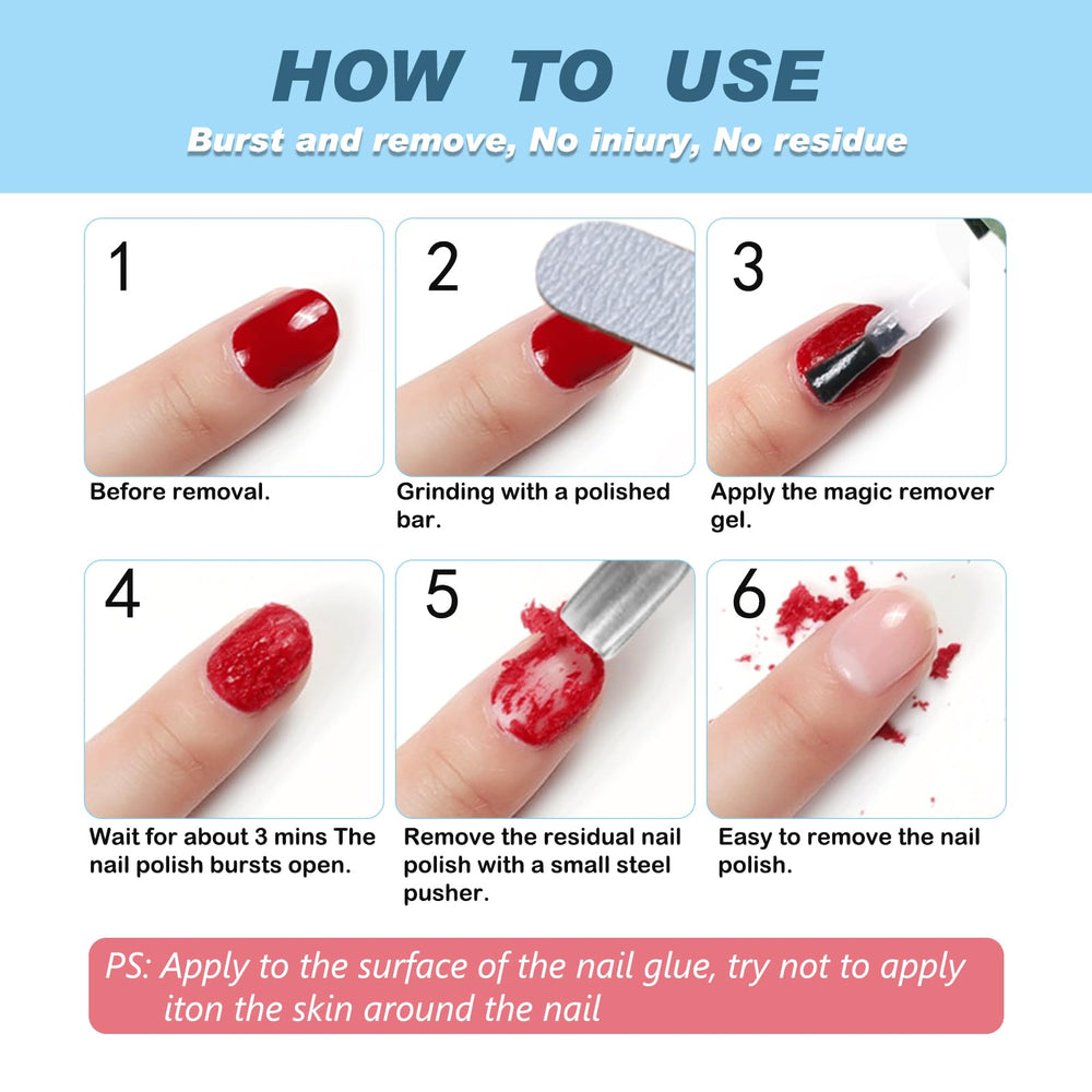 Seal removal tip image explains how to burst the seal for faster removal
