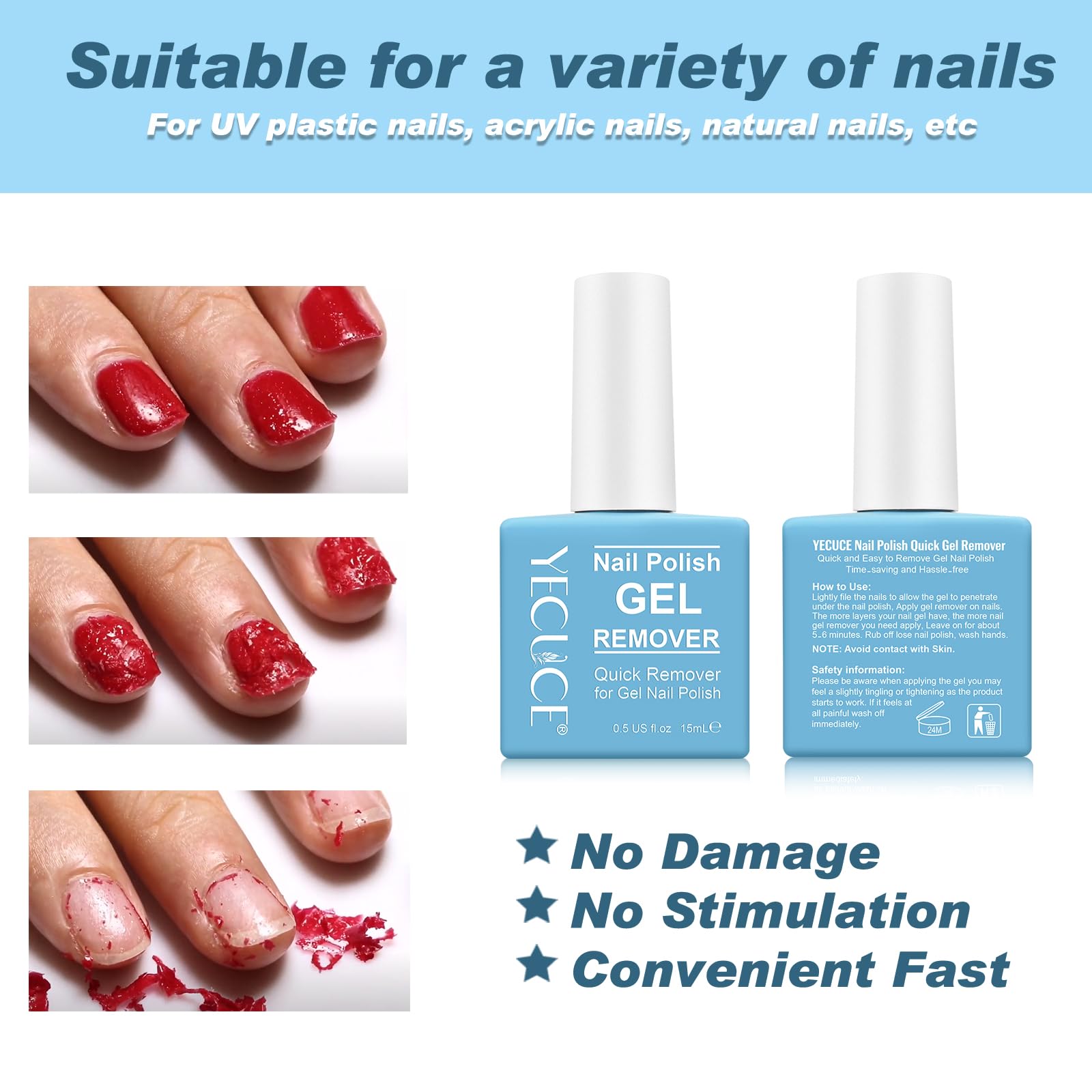 Two-pack packaging of NIFEISHI remover highlights value and convenience