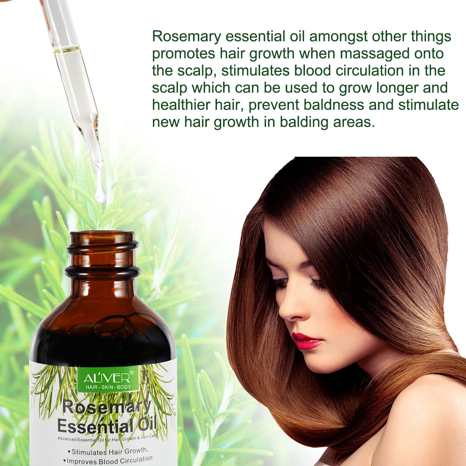 NIFEISHI Rosemary Oil 60ml packaging close-up