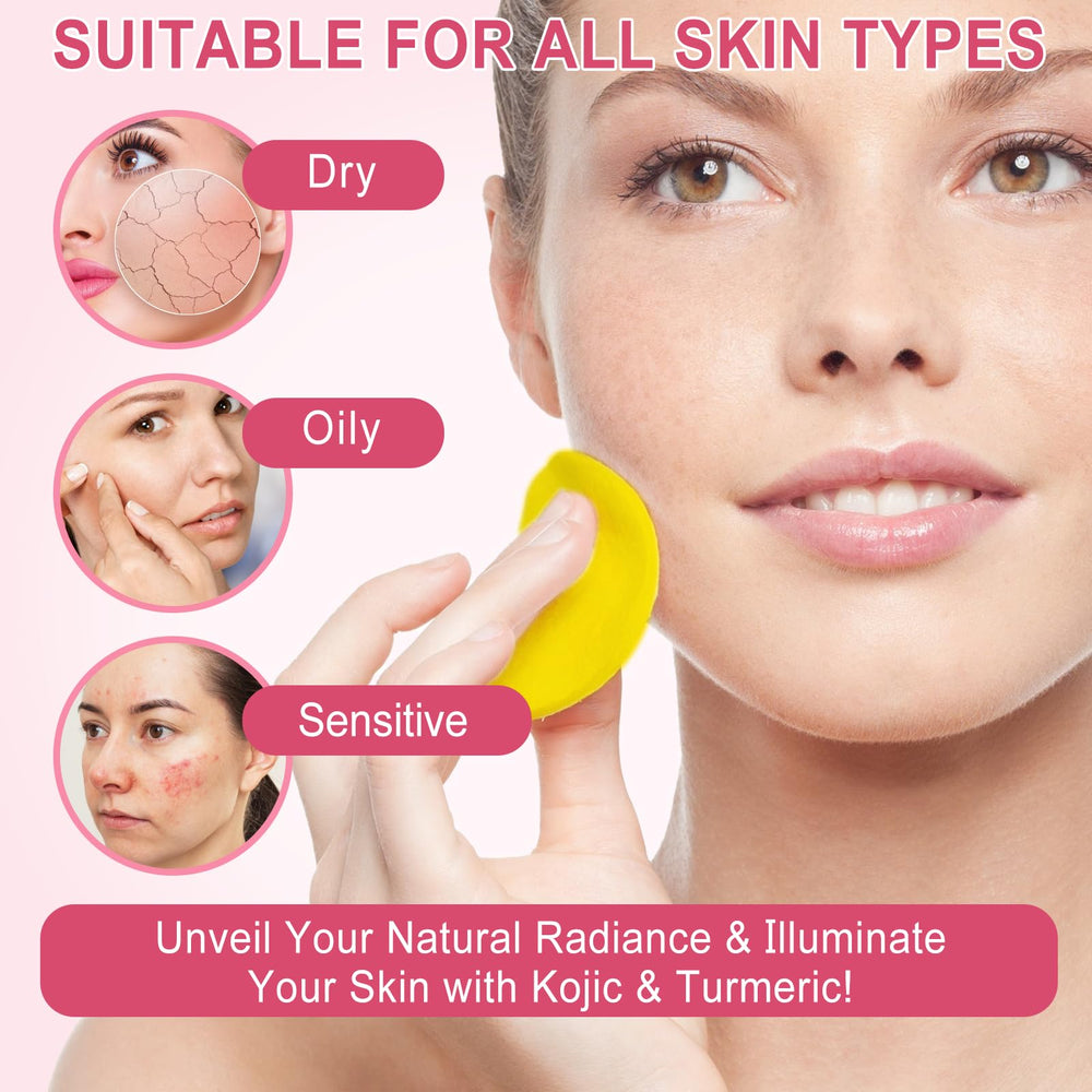 NIFEISHI turmeric kojic cleansing pad travel-friendly for on-the-go routines.