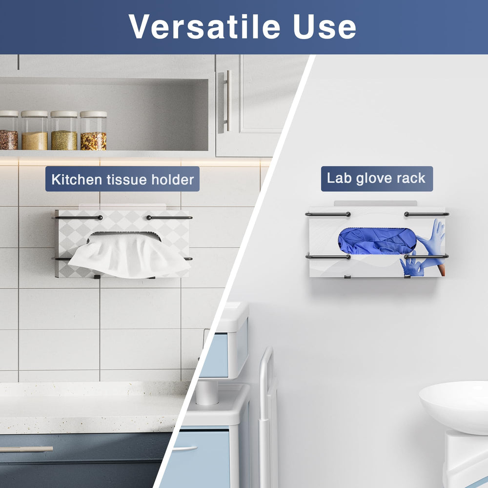 Niffgaff Glove Box Holder ideal for kitchens, garages, and workspaces.