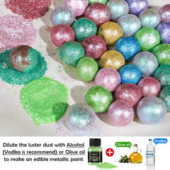 NiHome edible glitter jar enhances wine and champagne visuals