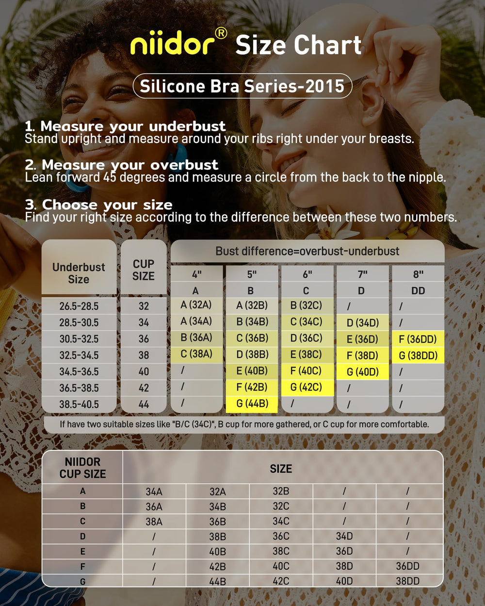 Niidor adhesive bra skin-tone nude under sheer fabrics for discreet wear.