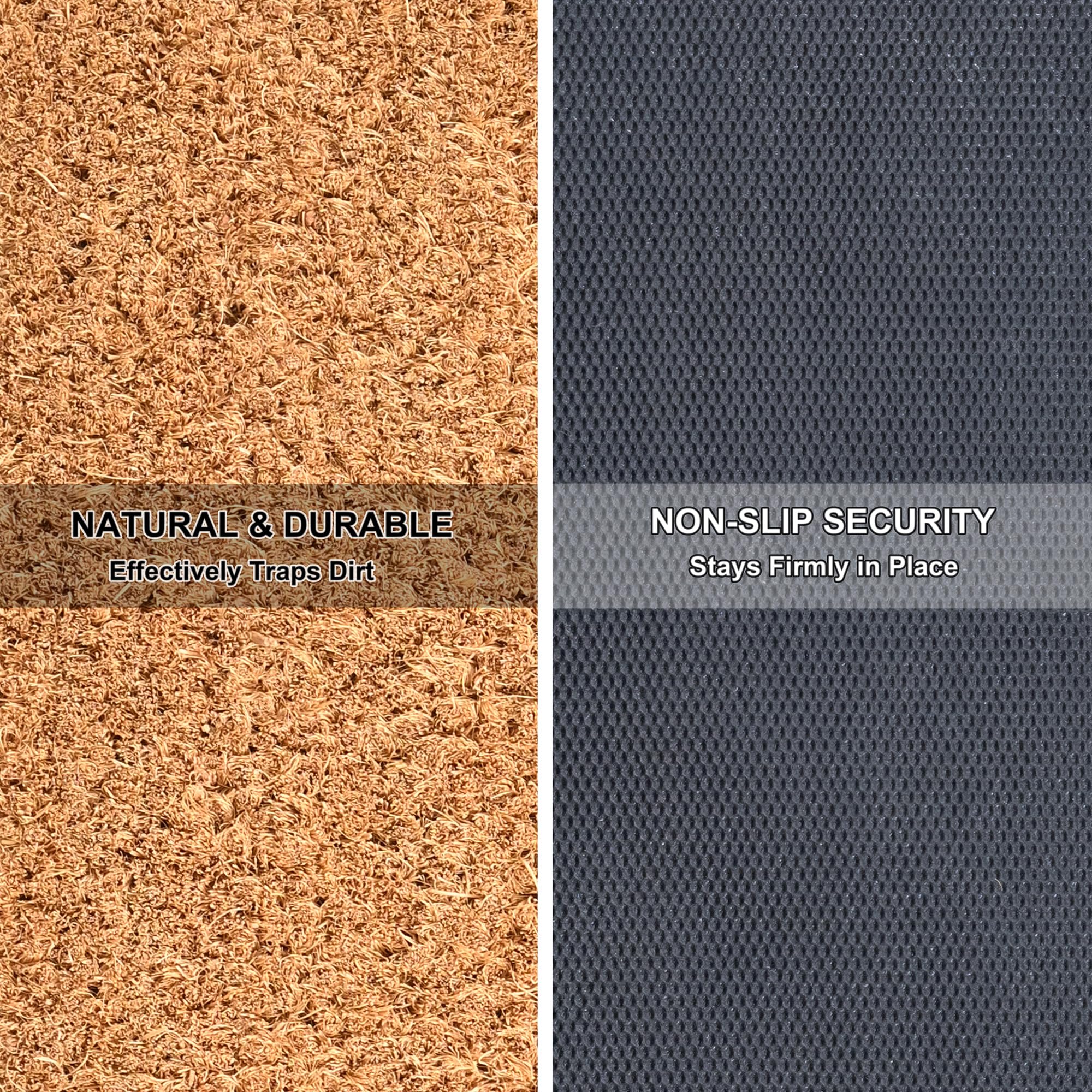 NIIKOOS versatile front door rug suited for porches, entryways, and seasonal accents.