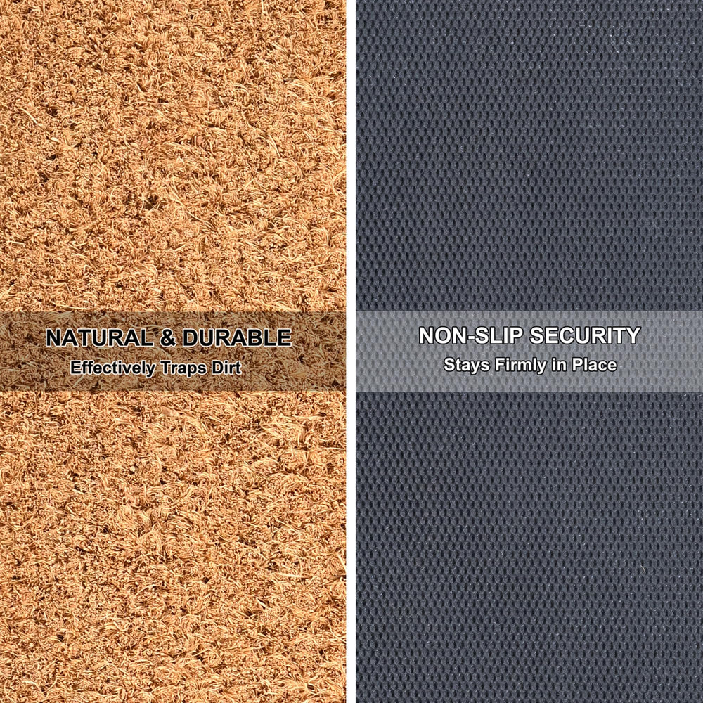 NIIKOOS versatile front door rug suited for porches, entryways, and seasonal accents.