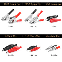 Nilight 50052R 2-inch alligator clip for breadboard wiring