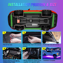 Nilight adhesive-mount neon strip stays secure on all surfaces.
