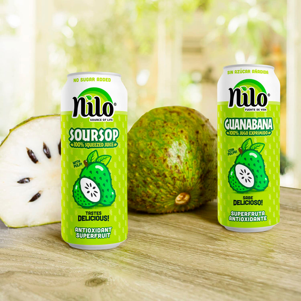 NILO Soursop juice farm-to-bottle freshness for peak flavor.