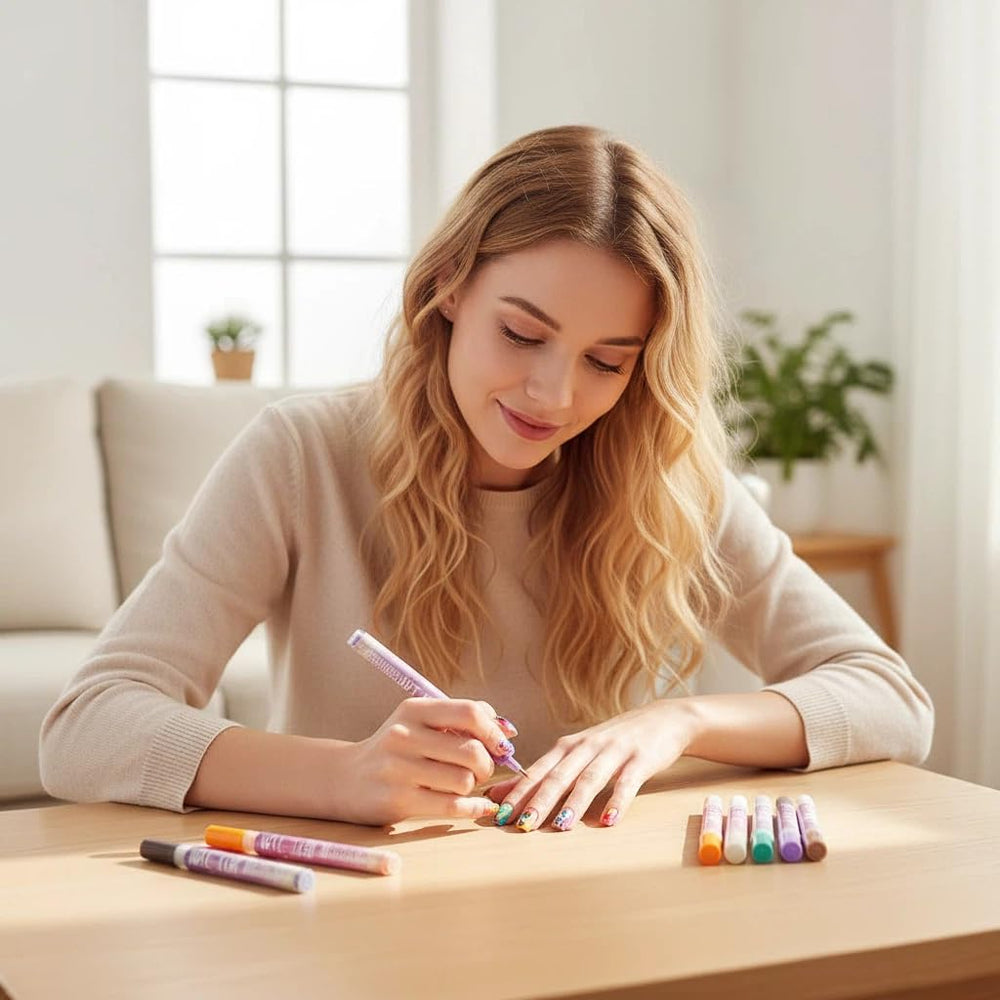 Niluto DIY manicure at home with 12-color marker styling