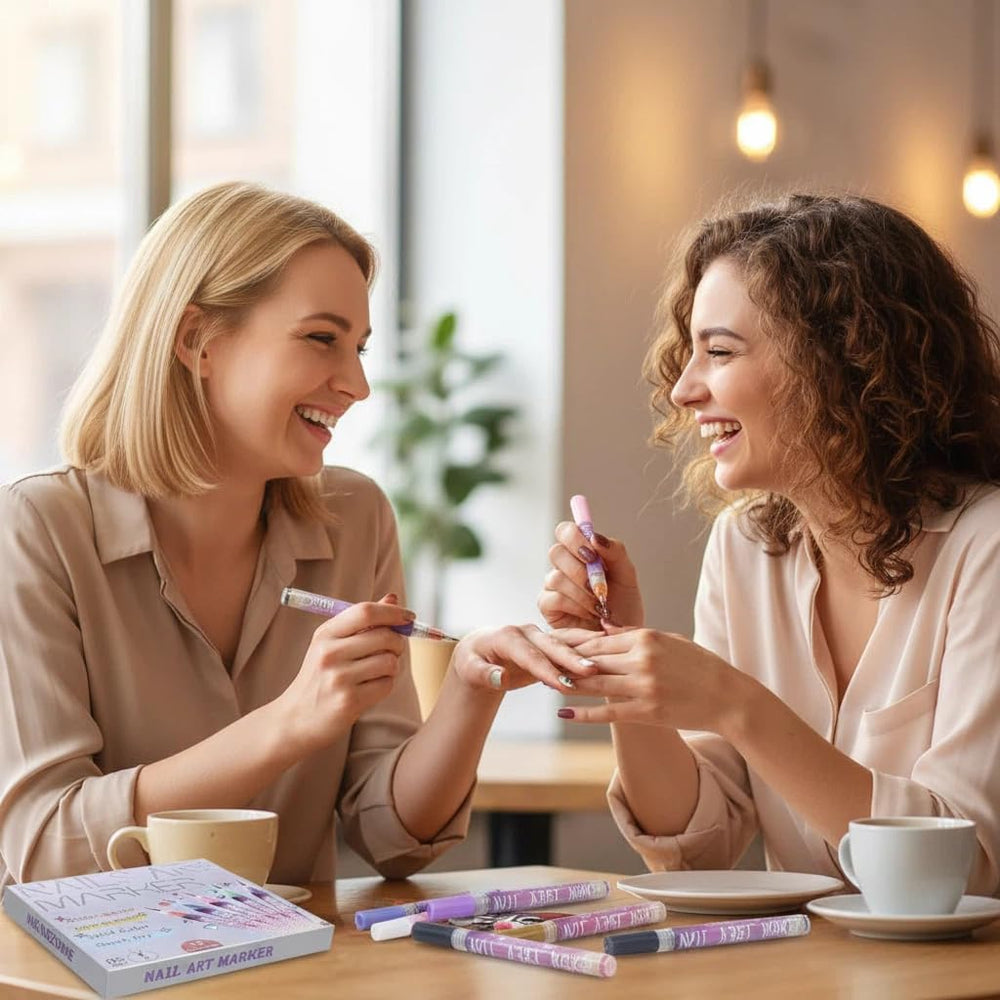 Niluto fast-dry color flow prevents smudges during manicures