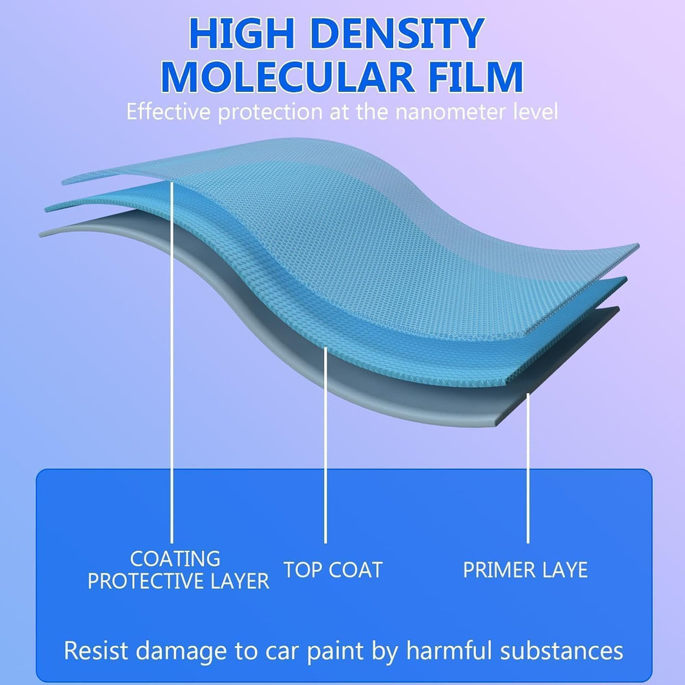 NILUTO glass cleaner with coating action improves visibility and water beading