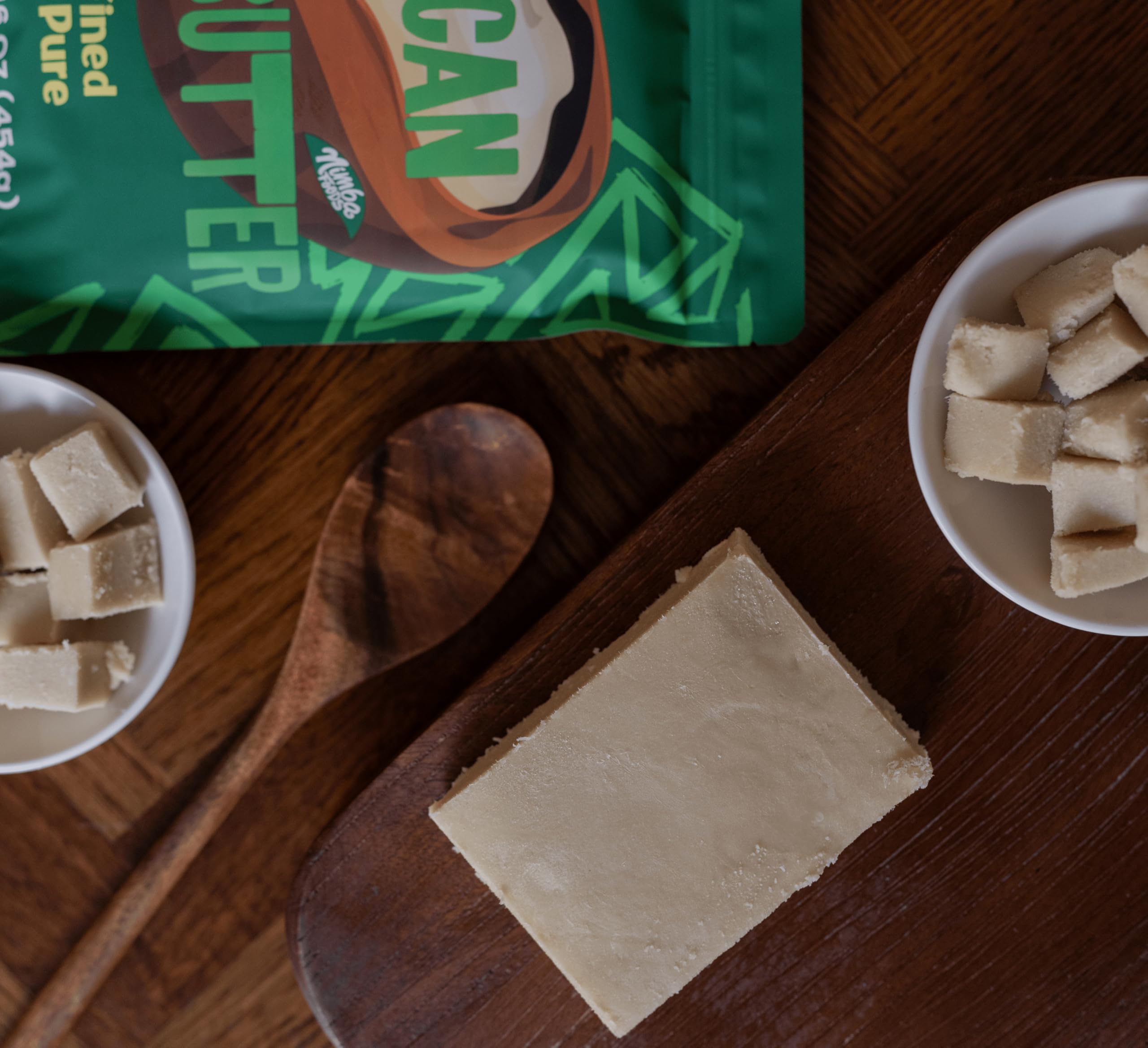 Nimba Foods bulk shea butter for sustainable DIY skincare projects.
