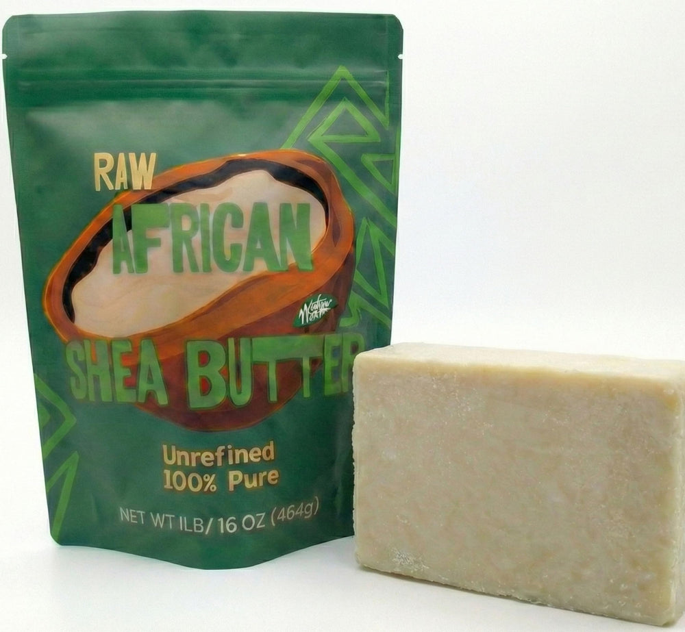 Nimba Foods raw shea butter 1lb - ideal for DIY projects and soap making.