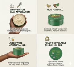 Nimba Foods Whipped Shea Butter Face Nourishment for gentle daily care.