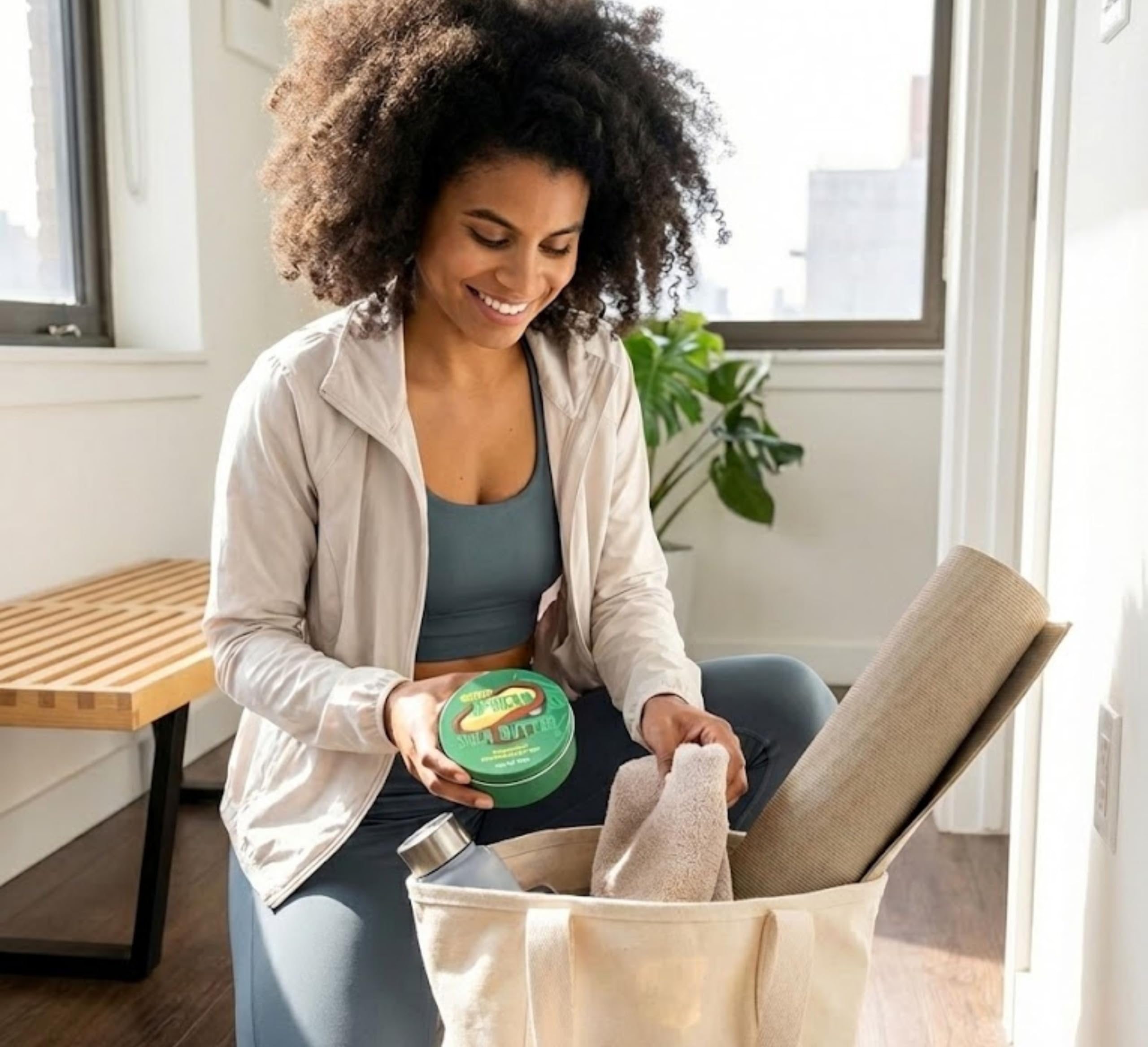 Nimba Foods Whipped Shea Butter Lip Balm for natural, fragrance-free hydration.