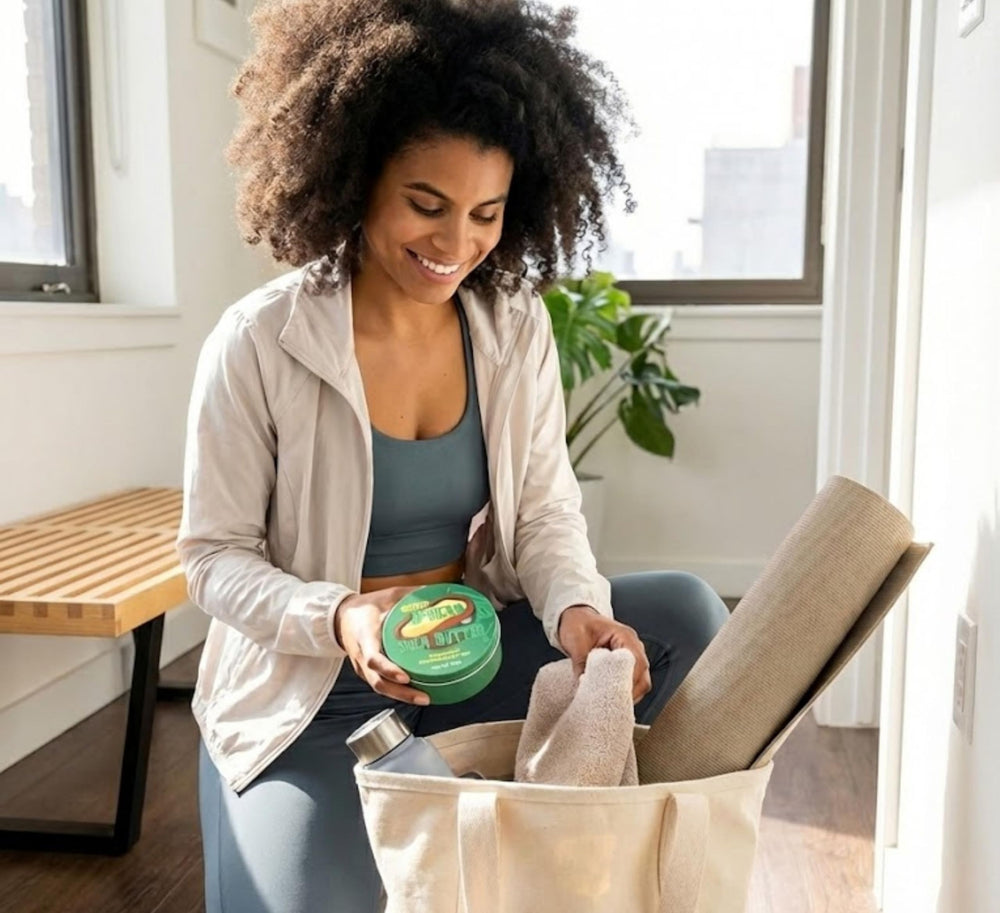 Nimba Foods Whipped Shea Butter Lip Balm for natural, fragrance-free hydration.