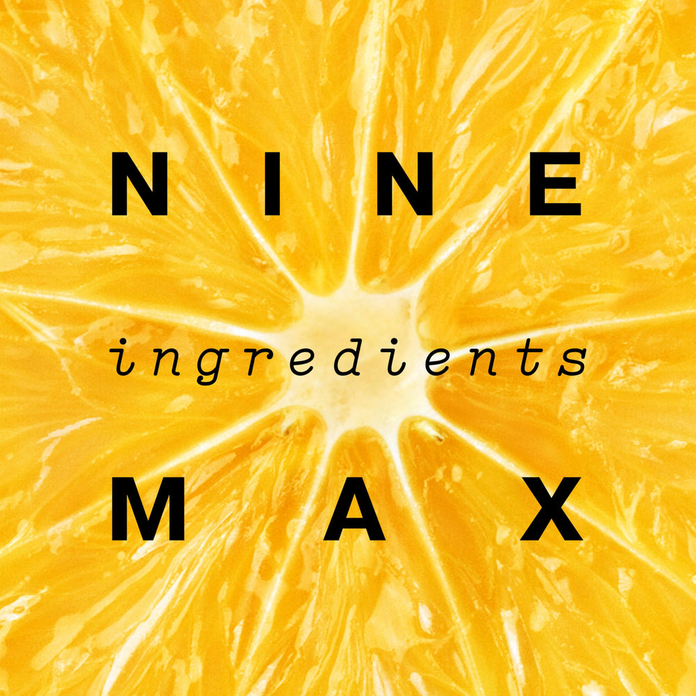 Nine Elements laundry area with citrus scent on shelf