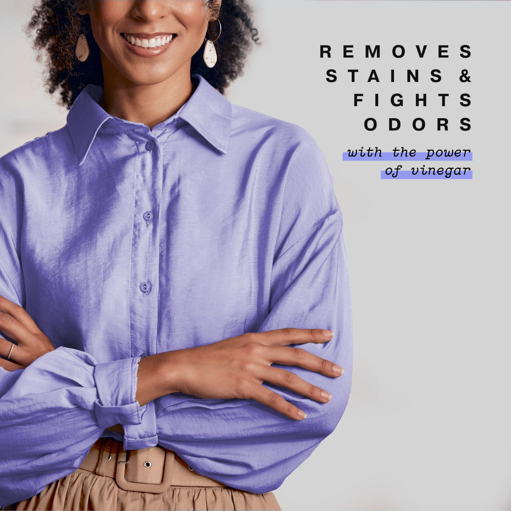 Graphic highlights plant-based ingredients and natural fragrance.